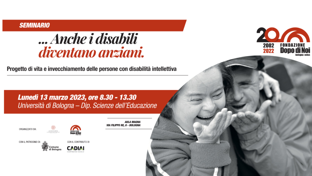 Seminario Università Anche i disabili diventano anziani